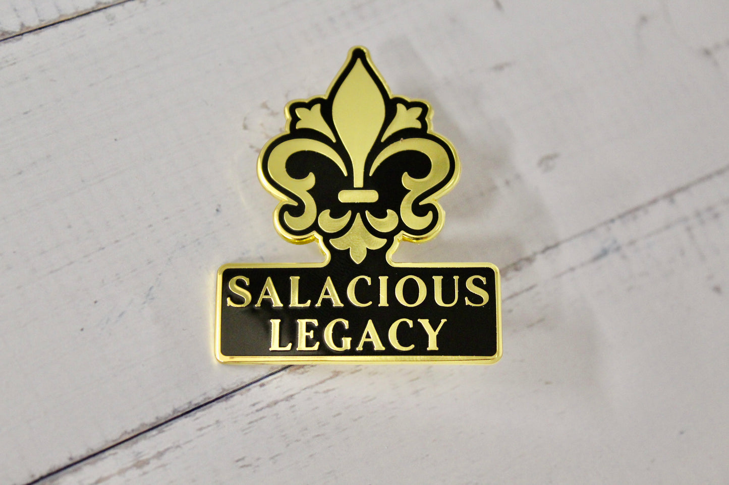 Salacious Legacy Enamel Pins